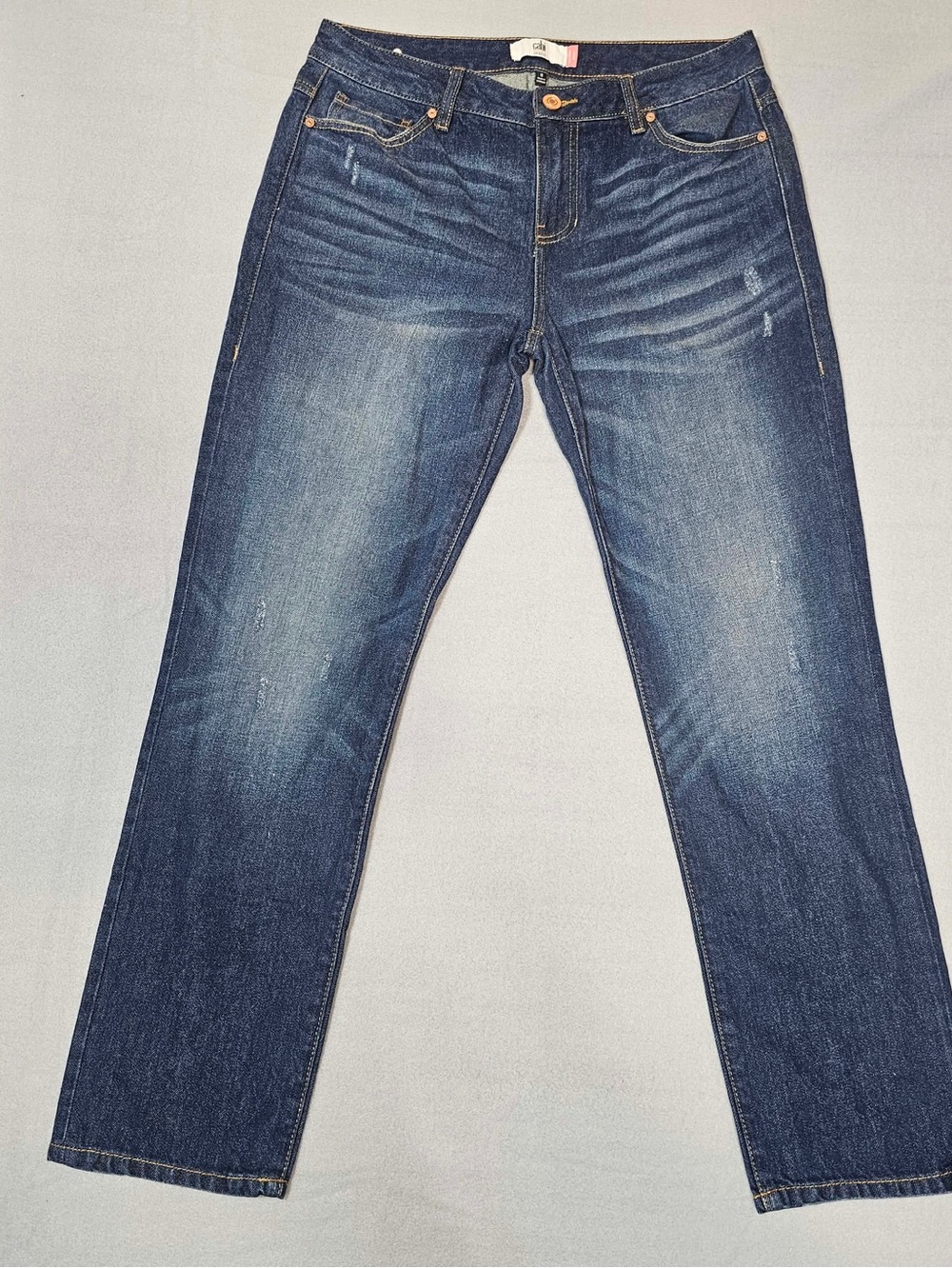 #316 CAbi Jeans Women’s Size 8 Dark Wash Straight Leg